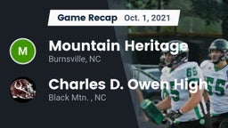 Recap: Mountain Heritage  vs. Charles D. Owen High 2021
