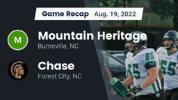 Recap: Mountain Heritage  vs. Chase  2022