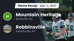 Recap: Mountain Heritage  vs. Robbinsville  2022
