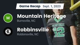 Recap: Mountain Heritage  vs. Robbinsville  2023