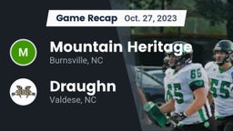 Recap: Mountain Heritage  vs. Draughn  2023