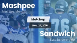 Matchup: Mashpee vs. Sandwich  2016