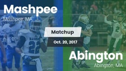 Matchup: Mashpee vs. Abington  2017