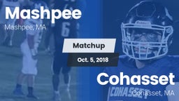 Matchup: Mashpee vs. Cohasset  2018