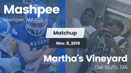Matchup: Mashpee vs. Martha's Vineyard  2019
