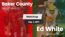 Matchup: Baker County High vs. Ed White  2017