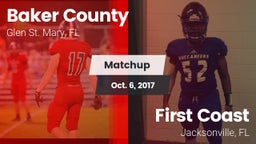 Matchup: Baker County High vs. First Coast  2017