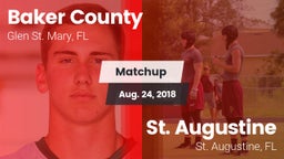Matchup: Baker County High vs. St. Augustine  2018