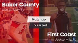 Matchup: Baker County High vs. First Coast  2018