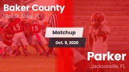 Matchup: Baker County High vs. Parker  2020