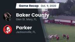 Recap: Baker County  vs. Parker  2020
