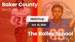 Matchup: Baker County High vs. The Bolles School 2020
