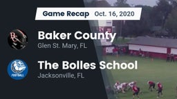Recap: Baker County  vs. The Bolles School 2020
