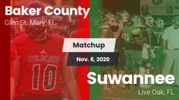 Matchup: Baker County High vs. Suwannee  2020