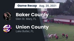 Recap: Baker County  vs. Union County  2021