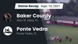 Recap: Baker County  vs. Ponte Vedra  2021
