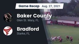 Recap: Baker County  vs. Bradford  2021