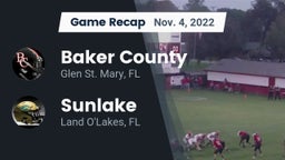 Recap: Baker County  vs. Sunlake  2022
