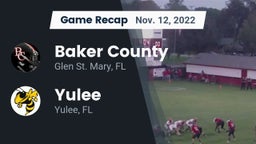 Recap: Baker County  vs. Yulee  2022
