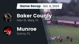 Recap: Baker County  vs. Munroe  2023