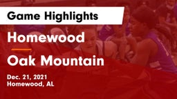 Homewood  vs Oak Mountain  Game Highlights - Dec. 21, 2021