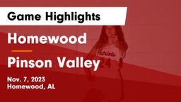 Homewood  vs Pinson Valley  Game Highlights - Nov. 7, 2023