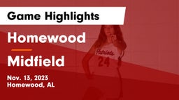 Homewood  vs Midfield Game Highlights - Nov. 13, 2023
