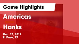Americas  vs Hanks  Game Highlights - Dec. 27, 2019