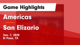 Americas  vs San Elizario  Game Highlights - Jan. 7, 2020