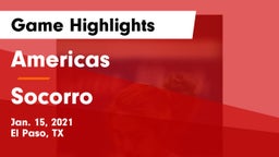 Americas  vs Socorro  Game Highlights - Jan. 15, 2021