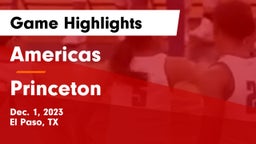 Americas  vs Princeton  Game Highlights - Dec. 1, 2023