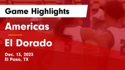 Americas  vs El Dorado  Game Highlights - Dec. 13, 2023
