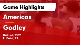 Americas  vs Godley  Game Highlights - Dec. 30, 2023