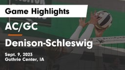 AC/GC  vs Denison-Schleswig  Game Highlights - Sept. 9, 2023