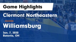 Clermont Northeastern  vs Williamsburg  Game Highlights - Jan. 7, 2020
