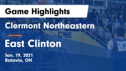 Clermont Northeastern  vs East Clinton  Game Highlights - Jan. 19, 2021