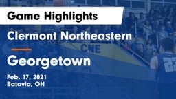 Clermont Northeastern  vs Georgetown  Game Highlights - Feb. 17, 2021