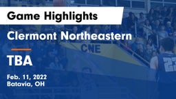 Clermont Northeastern  vs TBA Game Highlights - Feb. 11, 2022