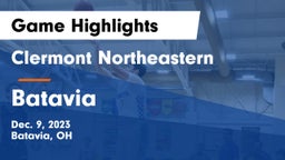 Clermont Northeastern  vs Batavia  Game Highlights - Dec. 9, 2023