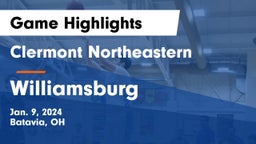 Clermont Northeastern  vs Williamsburg  Game Highlights - Jan. 9, 2024