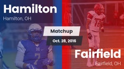 Matchup: Hamilton  vs. Fairfield  2016