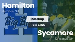 Matchup: Hamilton  vs. Sycamore  2017