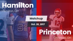 Matchup: Hamilton  vs. Princeton  2017
