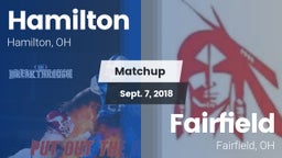 Matchup: Hamilton  vs. Fairfield 2018