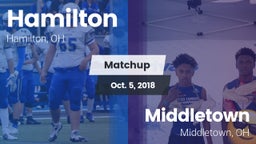 Matchup: Hamilton  vs. Middletown  2018