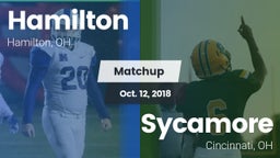 Matchup: Hamilton  vs. Sycamore  2018