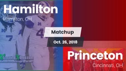 Matchup: Hamilton  vs. Princeton  2018