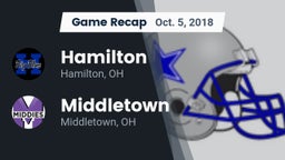 Recap: Hamilton  vs. Middletown  2018