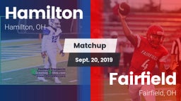 Matchup: Hamilton  vs. Fairfield  2019