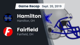 Recap: Hamilton  vs. Fairfield  2019